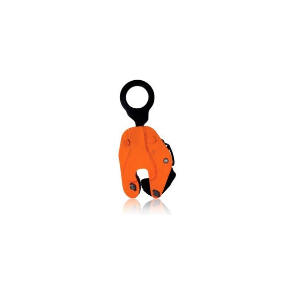 Caldwell Renfroe Vertical Lifting, 90 Degree Turning Plate Clamp, Orange, Steel, 1000 Lbs Cap, 3/4in Opening LJ-00.50-A - main